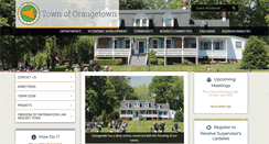 Desktop Screenshot of orangetown.com